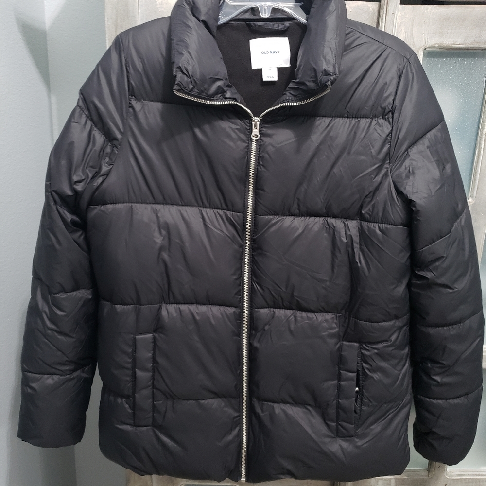 Old Navy Puffer Coat/Size M/Black